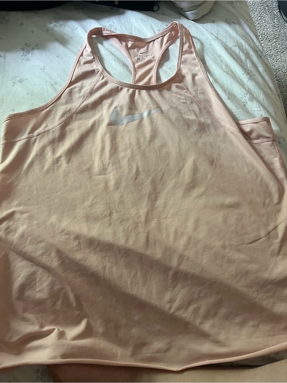 Nike Light Pink Racerback Athletic Tank